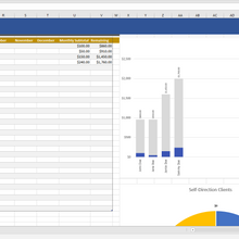 Load image into Gallery viewer, Basic Client Tracker Spreadsheet